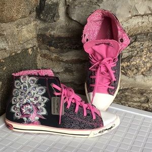 ed hardy chuck taylor shoes